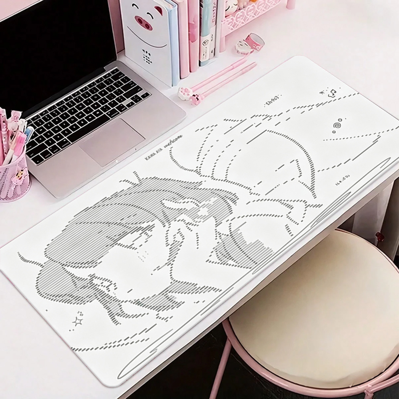 Office Furniture China - 1Pcs 가죽 마우스 패드 애니메이션 엔젤